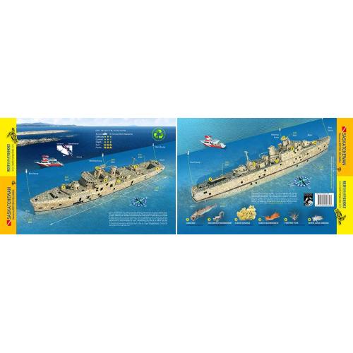 HMCS SASKATCHEWAN 3D CARD