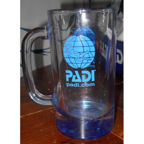 PADI beer mug