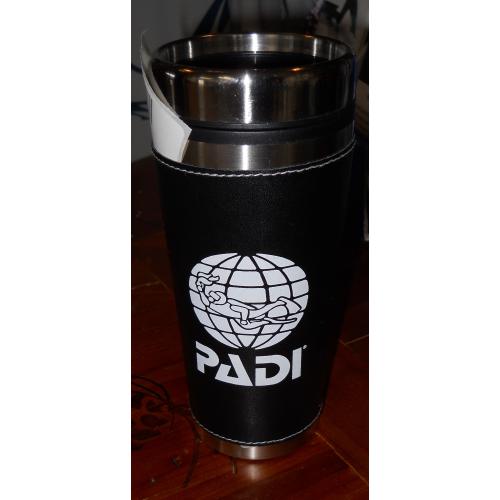 PADI Travel Mug, leather