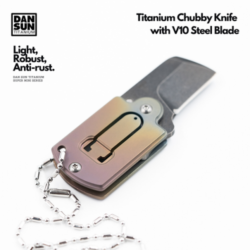 Titanium Chubby Knife