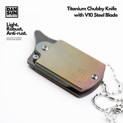 Titanium Chubby Knife