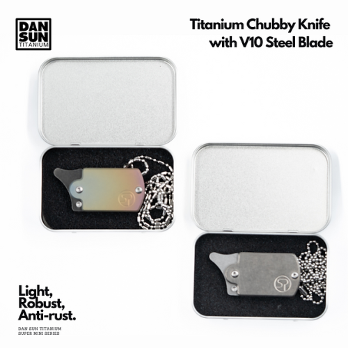 Titanium Chubby Knife