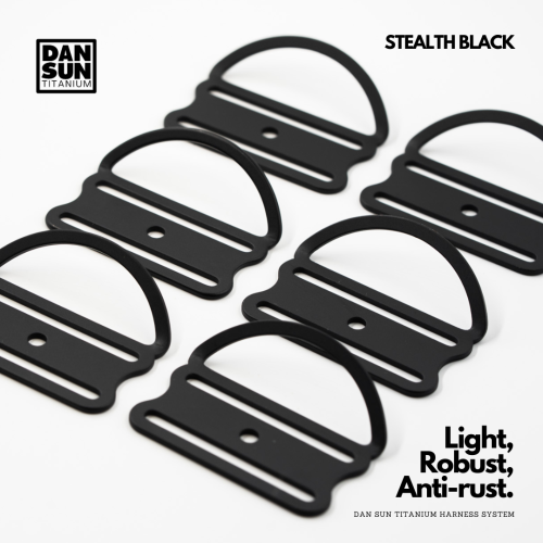 Triglider with D-Ring (6pcs) - Sidemount Harness System