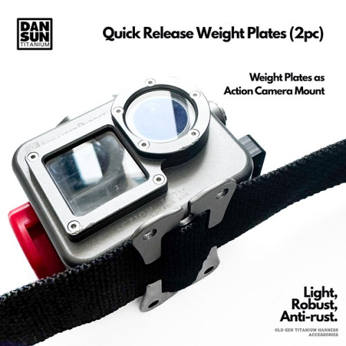 Quick Release Weight Plates (2pc) - Sidemount Harness System
