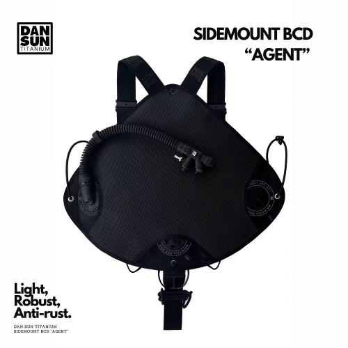 TITANIUM "AGENT" SIDEMOUNT BCD