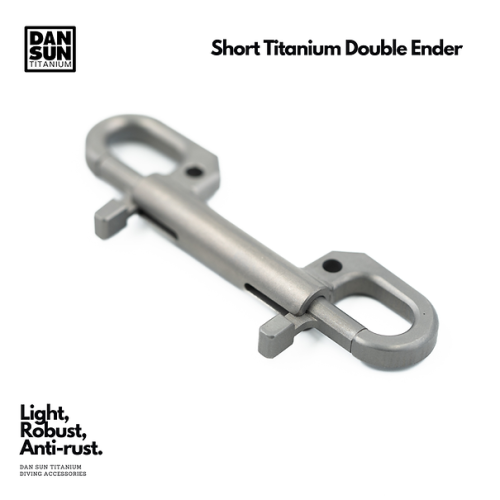 Short Titanium Double-Ender - Laser Engraved