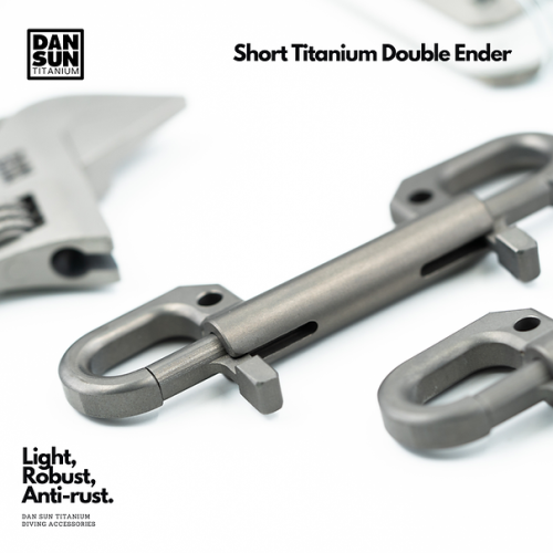 Short Titanium Double-Ender - Laser Engraved