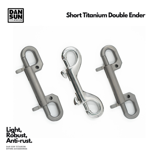 Short Titanium Double-Ender - Laser Engraved