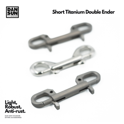 Short Titanium Double-Ender - Laser Engraved