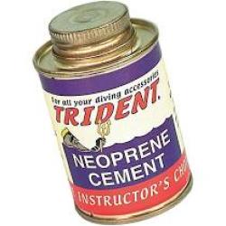 BLACK NEOPRENE CEMENT 4 OUNCE CAN OF BLACK