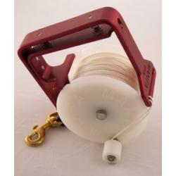 Reel aluminum 320' SR red