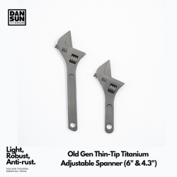 Old Gen Thin-Tip Titanium Adjustable Spanner