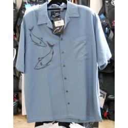 Bottom Crawlers Men Shirt Shark blue M