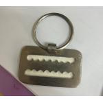 Belt Slide Large serrated SS with Ring