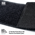 2" Tank Strap with Titanium Cam Buckle