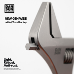 "HEX WIDE" Titanium Adjustable Spanner