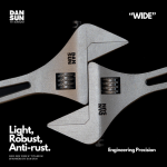 "WIDE" Titanium Adjustable Spanner