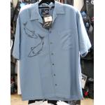 Bottom Crawlers Men Shirt Shark blue M