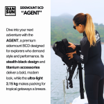 TITANIUM "AGENT" SIDEMOUNT BCD