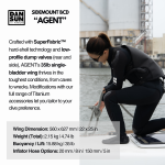 TITANIUM "AGENT" SIDEMOUNT BCD