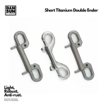 Short Titanium Double-Ender - Laser Engraved