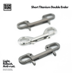 Short Titanium Double-Ender - Laser Engraved