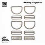 DIR D-ring & Tri-glide Set (10pc)