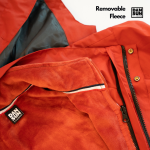 Wind Jacket with Removable Fleece Liner