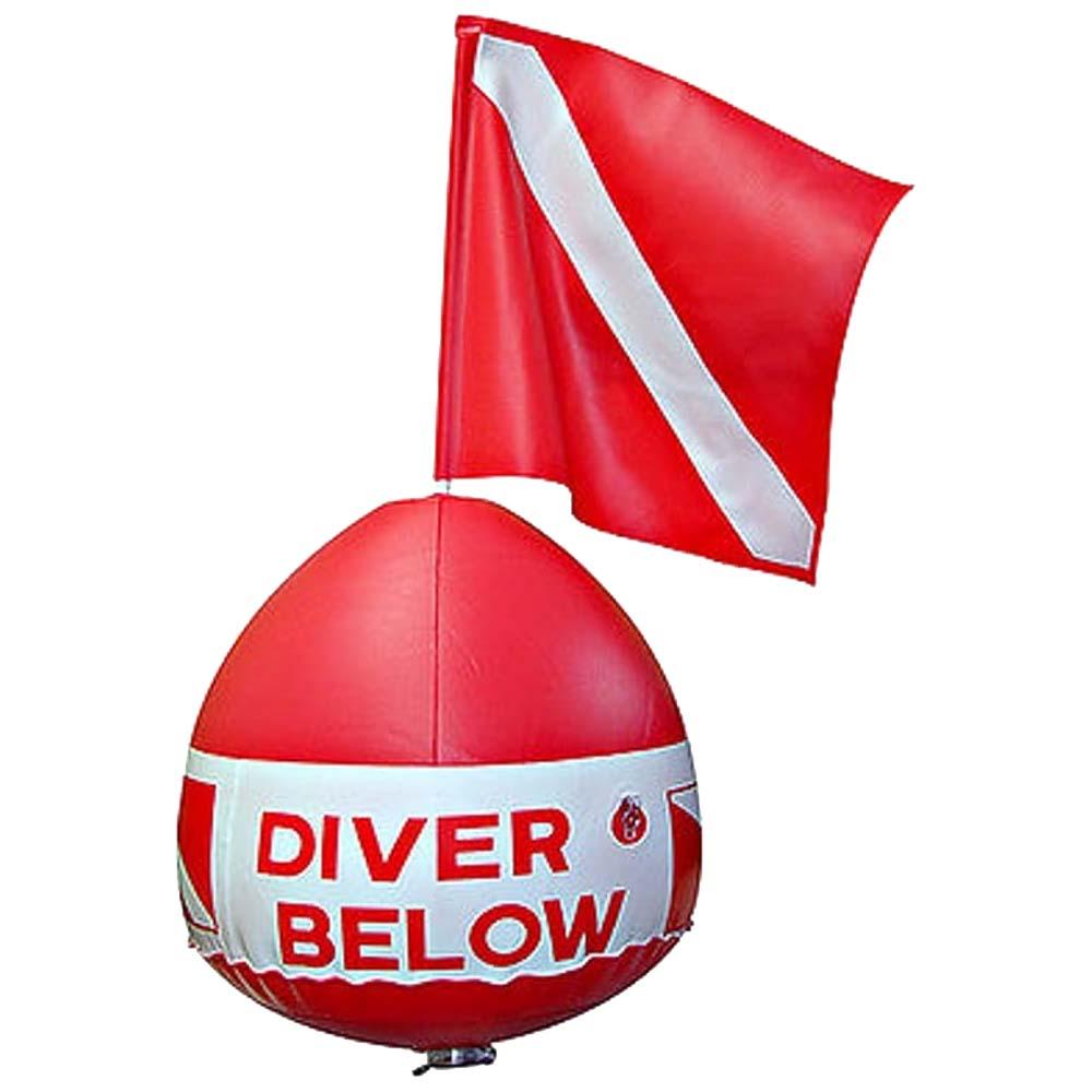 Dive flag - Inflatable Buoy + inflatable flag Dive flag - Inflatable Buoy + inflatable flag