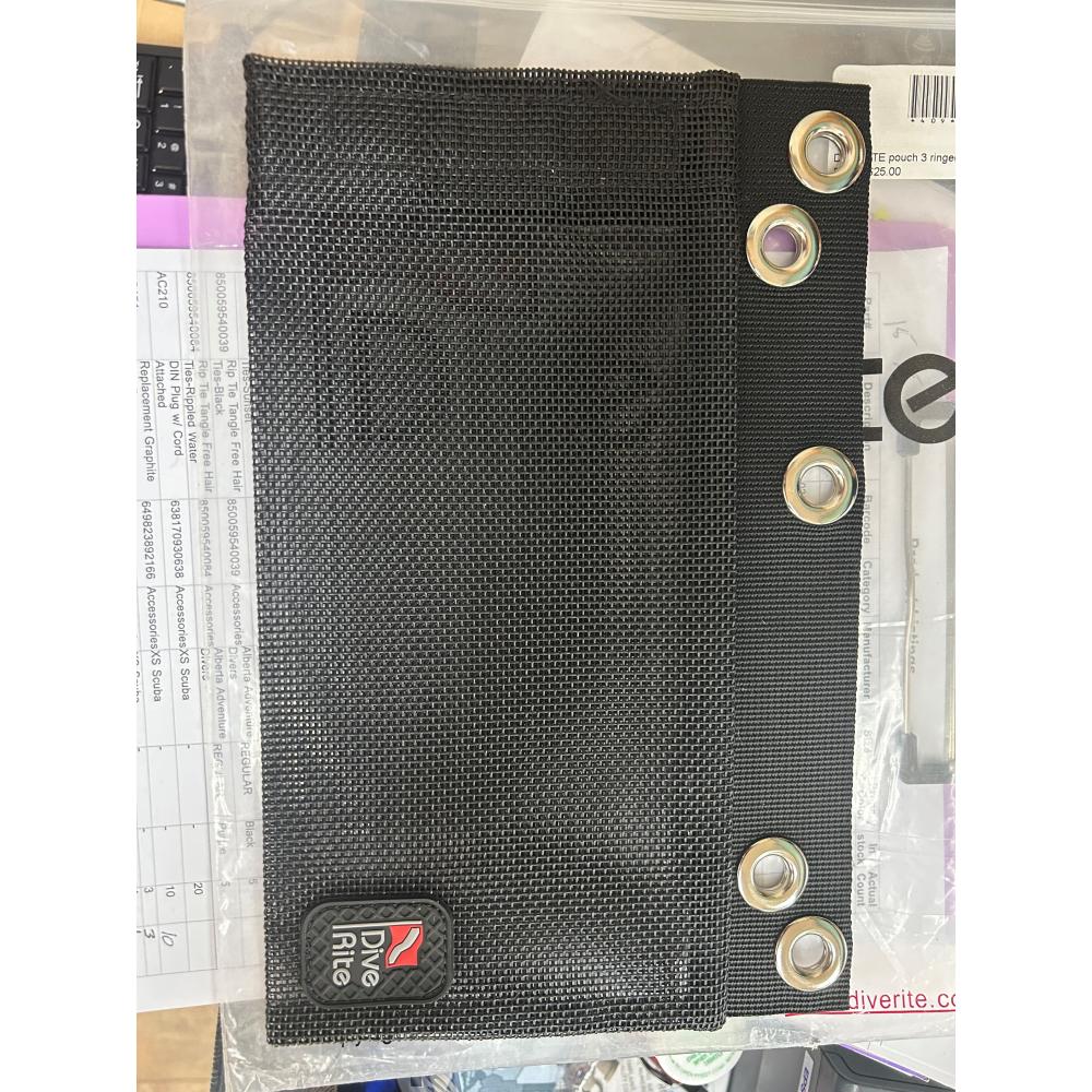 DIVE RITE pouch 3 ringed bk DIVE RITE pouch 3 ringed bk