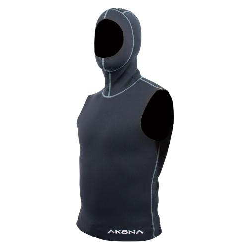 2mm Hooded Vest Side Zip 2XL