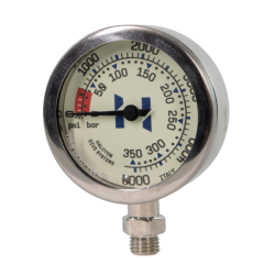 Master Submersible pressure gauge  (Dual face PSI/BAR) 63mm