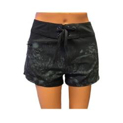 Clothing, Woman Coral Board Shorts, Blk - XS