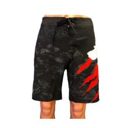 Clothing, Torn Flag Board Shorts - 30