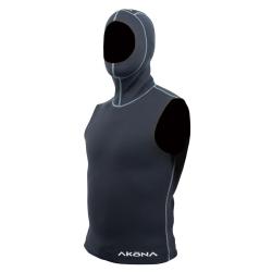 2mm Hooded Vest Side Zip 2XL