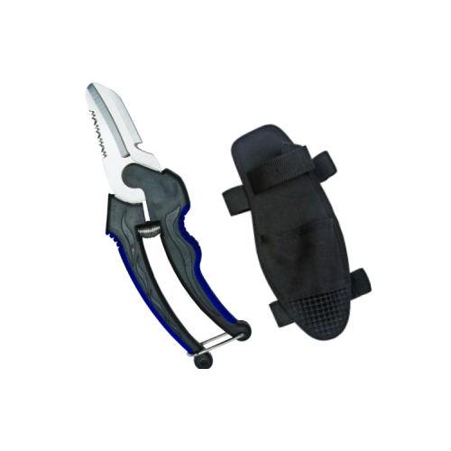 Spring Loaded Multi Scissors / Knife with Cordura Sheath