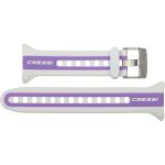 WATCH STRAP - WHITE/LILAC for DIVE-WATCH COMPUTER