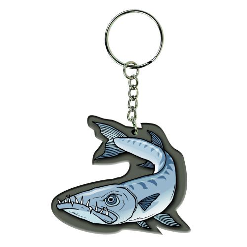 Rubber Keychain - Barracudas