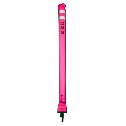 OMS Pink 1.8M-6' Slim Hybrid Surface Marker Buoy A24218011