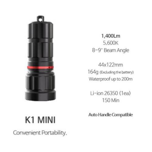 Pandora Lab K1 Mini Dive Torch