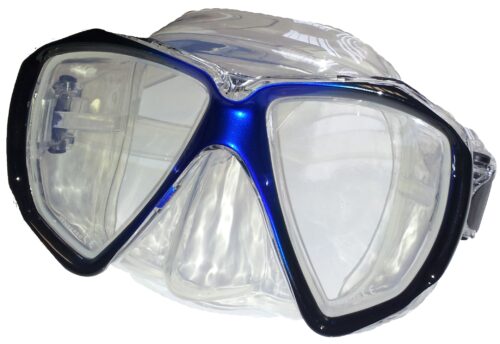 Beaver Focus Twin-Lens Scuba Diving Mask – Blue