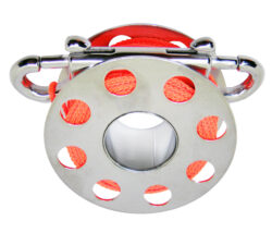 Beaver 15m Stainless Finger Spool with Line & Bolt Snap