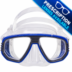 Beaver Discovery Scuba Diving Mask – Blue | Prescription Lens