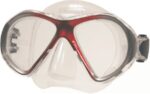 Beaver Mercury Twin-Lens Scuba Diving Mask – Red