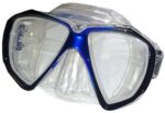 Beaver Focus Twin-Lens Scuba Diving Mask – Blue