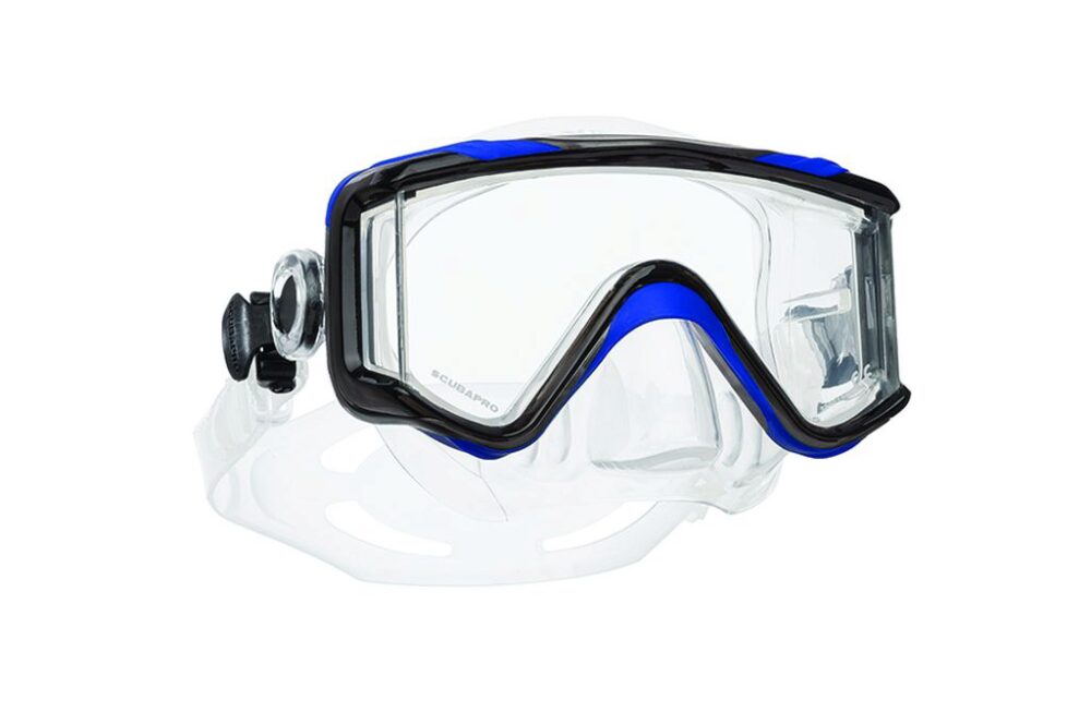 Crystal VU Plus w/o Purge - Black/Blue/Gray - Clear Skirt