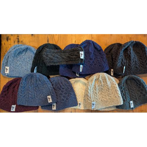 Cream - Knitted Wool Hat - Seattle Dive Tours