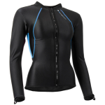 SHARKSKIN Chillproof Long Sleeve Full Zip Women's US8 / Blue / Bl