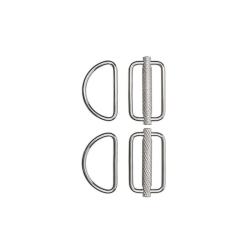 Sliding Metal D-ring for Stealth Harness - set of 2