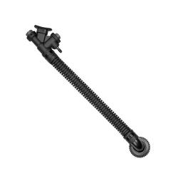 Complete inflator with corrugated hose and elbow adaptor - 16 inc